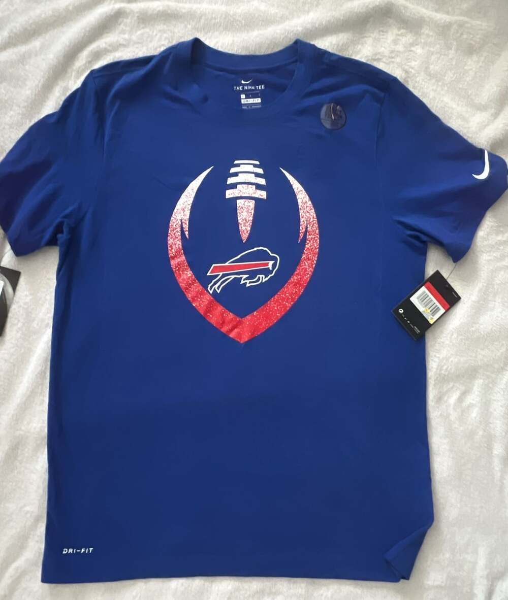 Nike Buffalo Bills NFL Dri-FIT T-Shirt Size L Blue NWT